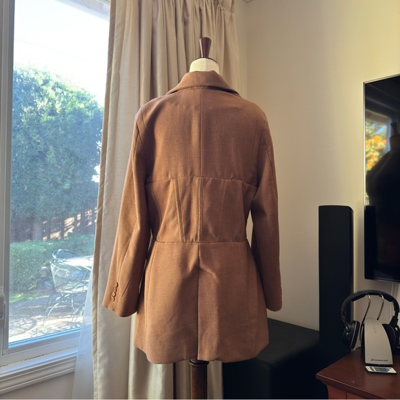 House of CB Makani Mocha Hourglass Corset Blazer L+ - Picture 5 of 15